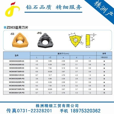 批發(fā)供應(yīng)鉆石牌淺孔鉆刀片ZTD03/04 株洲精細(xì)工貿(mào)的專業(yè)之選